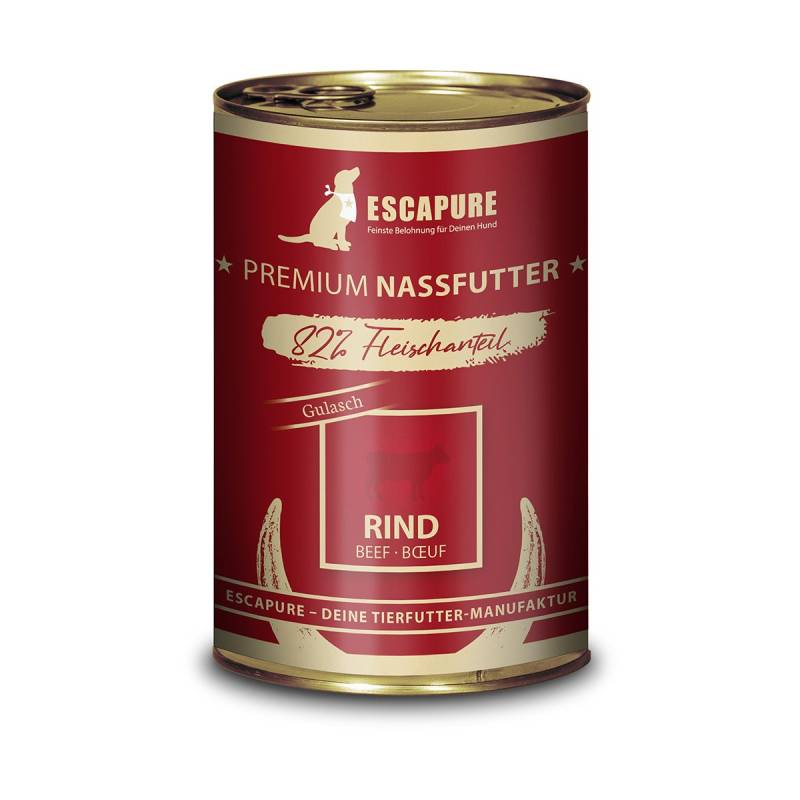 Escapure Rinder Gulasch Menü 6x400g von Escapure