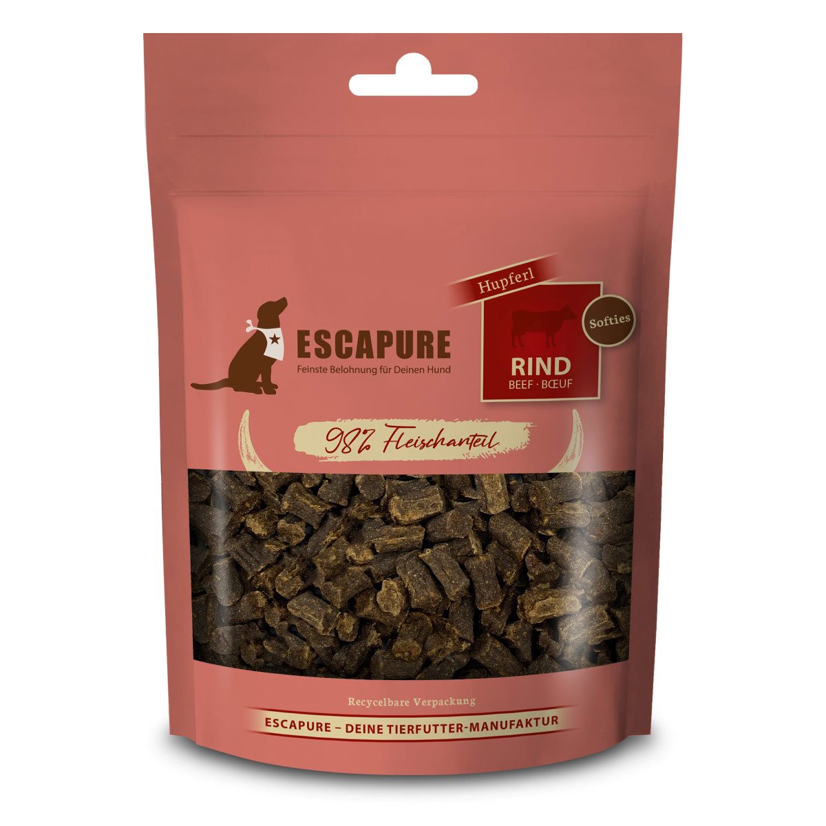 Escapure Rinder Hupferl Softies 3x150g von Escapure