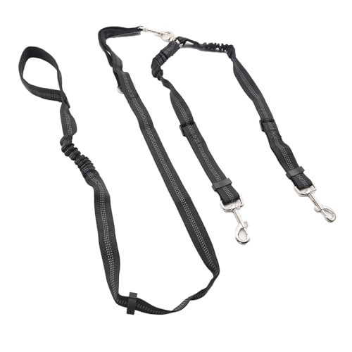 Esenlong Doppelte Hundeleine, drehbar, reflektierend, doppelendig, für 2 Hunde, Spaziergangstraining Esenlong Doppelte Hundeleine, drehbar, reflektierend, doppelendig, für 2 Hunde, Spaziergangstraining von Esenlong