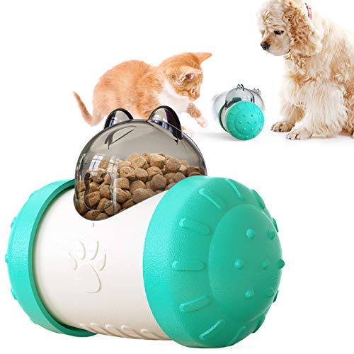 Esenlong Haustierfutterspender, auslaufendes Futterspender für Hunde, Kauspielzeug, interaktives Katzenspielzeug von Esenlong