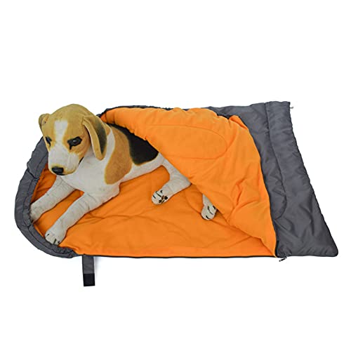 Esenlong Hunde-Schlafsack, wasserdicht, warm, gemütlich, mit Aufbewahrungstasche, Hundebett für Zuhause, Reisen, Camping, Wandern, Rucksackreisen von Esenlong
