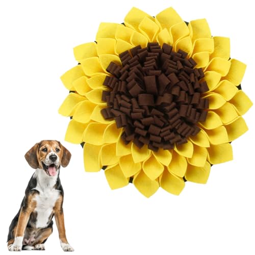 Esenlong Hunde-Schnüffelmatte, Sonnenblume, Haustier-Nasenarbeiten-Trainingsmatte von Esenlong