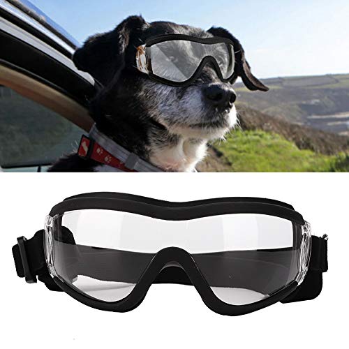 Esenlong Hundesonnenbrille, Winddichte Wasserdichte Haustierbrille, Ultraviolett-Beweis Hundesonnenbrille (Transparent) von Esenlong