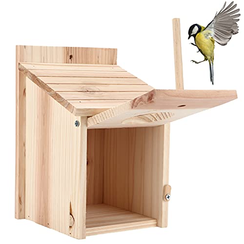 Esenlong Vogelhaus Holz Vogelzuchtkasten Vogelhaus mit Standstange von Esenlong