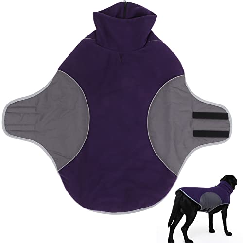 Hunde-Wintermantel, Haustierjacke mit Traktionsloch, Winter reflektierende Jacke für mittelgroße große Hunde (XXL) von Esenlong