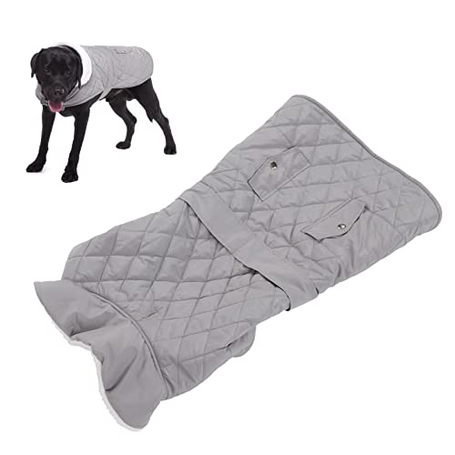 Hunde-Wintermantel, Winddichte Weiche Hundejacke, Verstellbare Hundeweste Warme Weste für Pudel Labrador (XL) von Esenlong