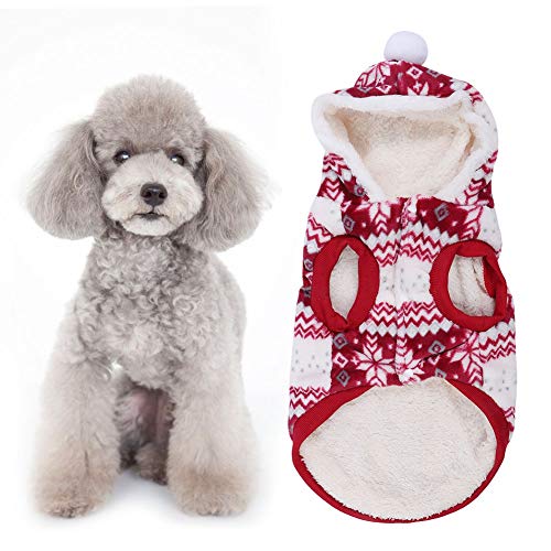 Hundemantel, weiche Baumwolle Hundekleidung, Herbst Winter Welpe Overall Kleidung Outfit für kleine Hunde (10#) von Esenlong