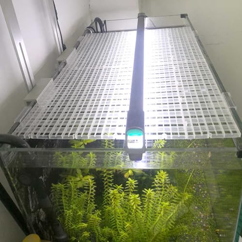 4 x verstellbare Aquariumgitterdeckel mit Clip, Abdeckung für Aquarien, Trennwand, Trennwand, Eierkiste, Tablett von Esenthy