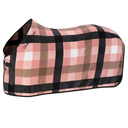 Eskadron Platinum Sweat Abschwitzdecke Fleece Check Soft Rouge/White/Black/Taupe, Größe:XXL von Eskadron
