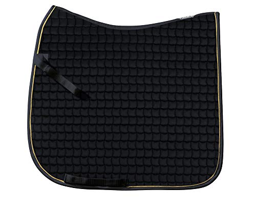 Eskadron Schabracke Baumwolle, uni, black-gold von Eskadron
