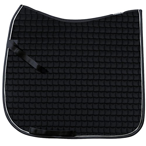 Eskadron Schabracke Cotton mit Farbiger Biese, schwarz/Silber, Vielseitigkeit von Eskadron
