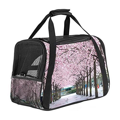 Sakura Transporttasche für Haustiere, weiche Seiten, für Katzen, Hunde, Welpen, bequem, tragbar, faltbar, für Fluggesellschaften zugelassen von Eslifey