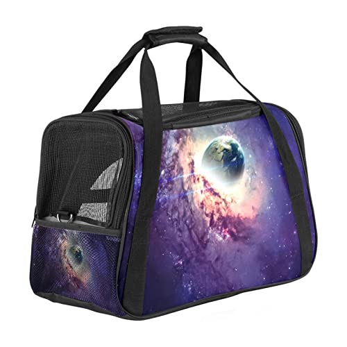 Tragetasche für Haustiere, Galaxie im Weltraum, weiche Seiten, für Corgi, Katzen, Hunde, Welpen, bequem, tragbar, faltbar, von Fluggesellschaften zugelassen Tragetasche für Haustiere, Galaxie im Weltraum, weiche Seiten, für Corgi, Katzen, Hunde, Welpen, bequem, tragbar, faltbar, von Fluggesellschaften zugelassen von Eslifey