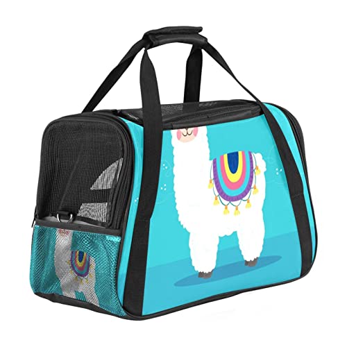 Transporttasche für Haustiere, Alpaka mit Liebe, weich, für Corgi, Katzen, Hunde, Welpen, bequem, tragbar, faltbar, von Fluggesellschaften zugelassen Transporttasche für Haustiere, Alpaka mit Liebe, weich, für Corgi, Katzen, Hunde, Welpen, bequem, tragbar, faltbar, von Fluggesellschaften zugelassen von Eslifey