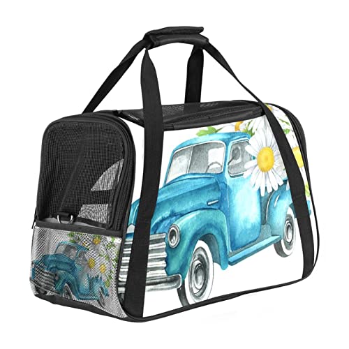Transporttasche für Haustiere, Aquarell, Bauernhof, mit Gänseblümchen, weiche Seiten, für Corgi, Katzen, Hunde, Welpen, bequem, tragbar, faltbar, von Fluggesellschaften zugelassen Transporttasche für Haustiere, Aquarell, Bauernhof, mit Gänseblümchen, weiche Seiten, für Corgi, Katzen, Hunde, Welpen, bequem, tragbar, faltbar, von Fluggesellschaften zugelassen von Eslifey