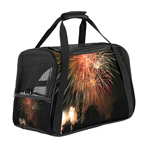 Transporttasche für Haustiere, Feuerwerk, weich, für Corgi, Katzen, Hunde, Welpen, bequem, tragbar, faltbar, von Fluggesellschaften zugelassen Transporttasche für Haustiere, Feuerwerk, weich, für Corgi, Katzen, Hunde, Welpen, bequem, tragbar, faltbar, von Fluggesellschaften zugelassen von Eslifey