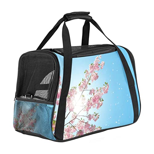 Transporttasche für Haustiere, Frühlingsblumen unter Sonnenschein, weiche Seiten, für Corgi, Katzen, Hunde, Welpen, bequem, tragbar, faltbar, von Fluggesellschaften zugelassen Transporttasche für Haustiere, Frühlingsblumen unter Sonnenschein, weiche Seiten, für Corgi, Katzen, Hunde, Welpen, bequem, tragbar, faltbar, von Fluggesellschaften zugelassen von Eslifey