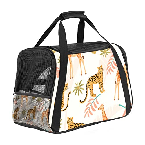 Transporttasche für Haustiere, Giraffen und Leoparden, weich, für Corgi, Katzen, Hunde, Welpen, bequem, tragbar, faltbar, von Fluggesellschaften zugelassen Transporttasche für Haustiere, Giraffen und Leoparden, weich, für Corgi, Katzen, Hunde, Welpen, bequem, tragbar, faltbar, von Fluggesellschaften zugelassen von Eslifey