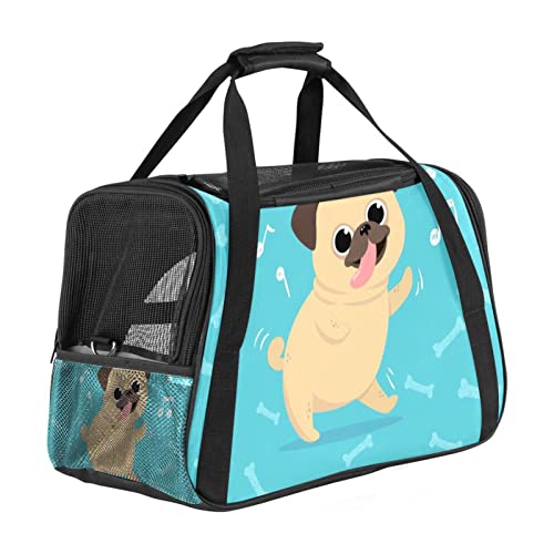 Transporttasche für Haustiere, Mops, weich, für Corgi, Katzen, Hunde, Welpen, bequem, tragbar, faltbar, von Fluggesellschaften zugelassen Transporttasche für Haustiere, Mops, weich, für Corgi, Katzen, Hunde, Welpen, bequem, tragbar, faltbar, von Fluggesellschaften zugelassen von Eslifey