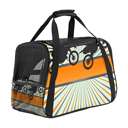 Transporttasche für Haustiere, Motorrad, weich, für Corgi, Katzen, Hunde, Welpen, bequem, tragbar, faltbar, von Fluggesellschaften zugelassen Transporttasche für Haustiere, Motorrad, weich, für Corgi, Katzen, Hunde, Welpen, bequem, tragbar, faltbar, von Fluggesellschaften zugelassen von Eslifey
