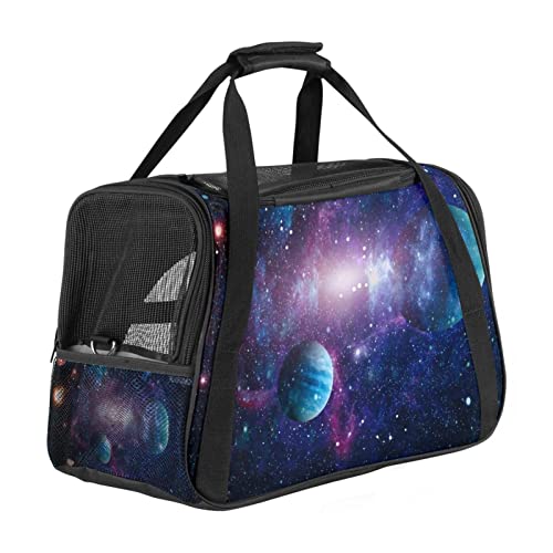 Transporttasche für Haustiere, Universum, Galaxie, Planeten, weiche Seiten, für Corgi, Katzen, Hunde, Welpen, bequem, tragbar, faltbar, von Fluggesellschaften zugelassen Transporttasche für Haustiere, Universum, Galaxie, Planeten, weiche Seiten, für Corgi, Katzen, Hunde, Welpen, bequem, tragbar, faltbar, von Fluggesellschaften zugelassen von Eslifey