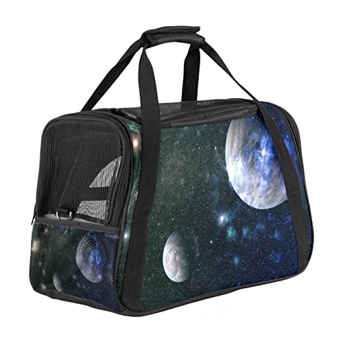 Transporttasche für Haustiere, Universum, Planeten, Galaxie, weich, für Corgi, Katzen, Hunde, Welpen, bequem, tragbar, faltbar, von Fluggesellschaften zugelassen Transporttasche für Haustiere, Universum, Planeten, Galaxie, weich, für Corgi, Katzen, Hunde, Welpen, bequem, tragbar, faltbar, von Fluggesellschaften zugelassen von Eslifey