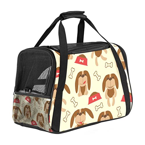 Transporttasche für Haustiere, niedliches Hundefutter mit weichem Rand, für Katzen, Hunde, Welpen, bequem, tragbar, faltbar, für Fluggesellschaften zugelassen von Eslifey