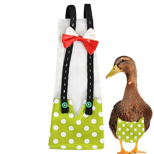 Esncddym Hühnerwindeln für Hühner, Entenwindeln für Enten | Haustier-Hühnerwindel - Wiederverwendbare Entenwindeln mit Fliege, waschbarer, bedruckter Stoff, Haustier- und Geflügelwindeln Esncddym Hühnerwindeln für Hühner, Entenwindeln für Enten | Haustier-Hühnerwindel - Wiederverwendbare Entenwindeln mit Fliege, waschbarer, bedruckter Stoff, Haustier- und Geflügelwindeln von Esncddym