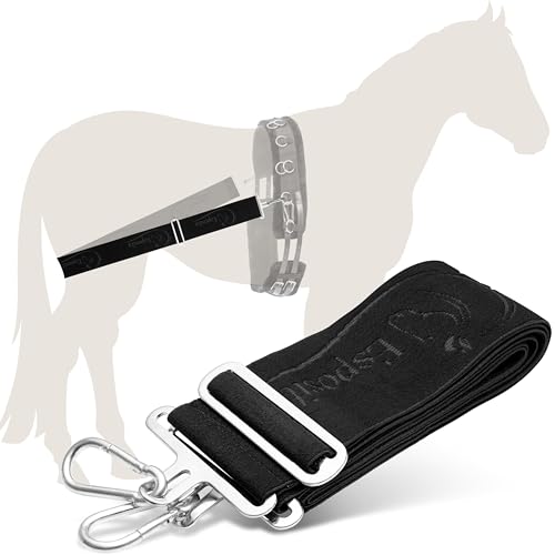 Esposita elastische Longierhilfe Pferd Pony Körperband Pferde Bodenarbeit Zubehör Longier Set Körperbandage Longiersystem Trainingssystem von Esposita