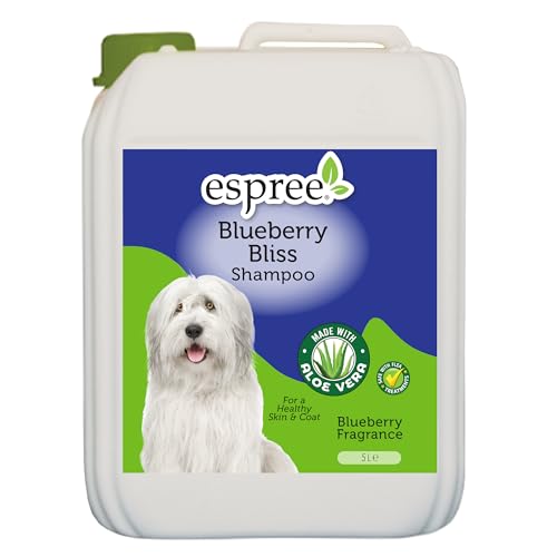 Espree Blaubeer-Glückseligkeit Shampoo für Hunde, repariert und revitalisiert das Fell 5000ml von Espree