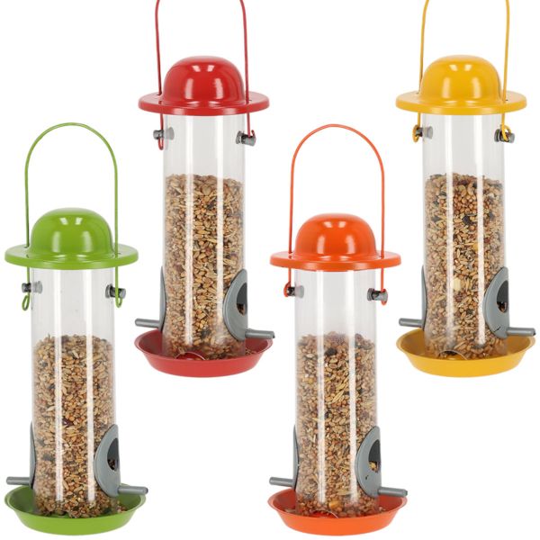 Esschert Design Vogelfuttersilo Naturtöne - Futterspender für Vögel... von Esschert Design