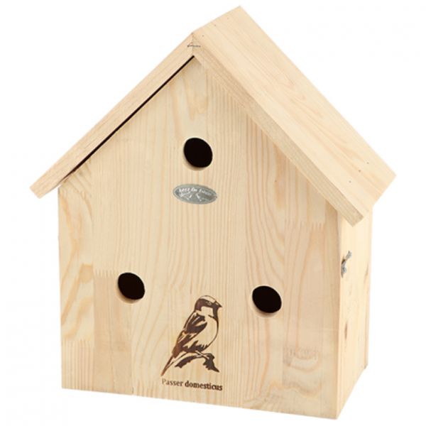 Esschert Design Nistkasten Spatzenvilla - Vogelhaus für Spatzen - NK86 von Esschert Design