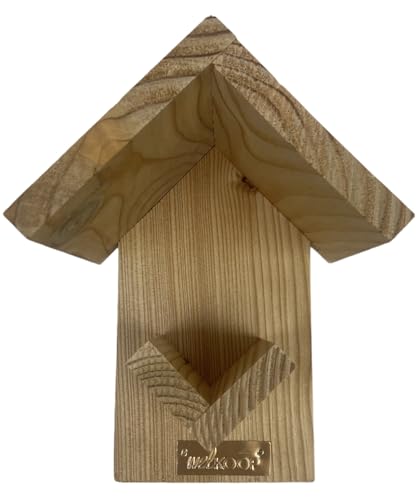 Vogelhausholz 12,5 x 13,5 x 18 cm von Esschert Design