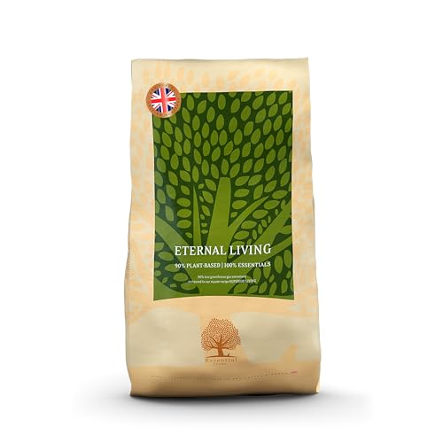 Essential Eternal Living 10 kg | Eier, brauner Reis & Ackerbohnen | Getreidefrei Hundefutter für alle Rassen mit empfindlichem Magen oder Allergien | OVO-vegan | nach dem BOF-Prinzip von Essential Foods