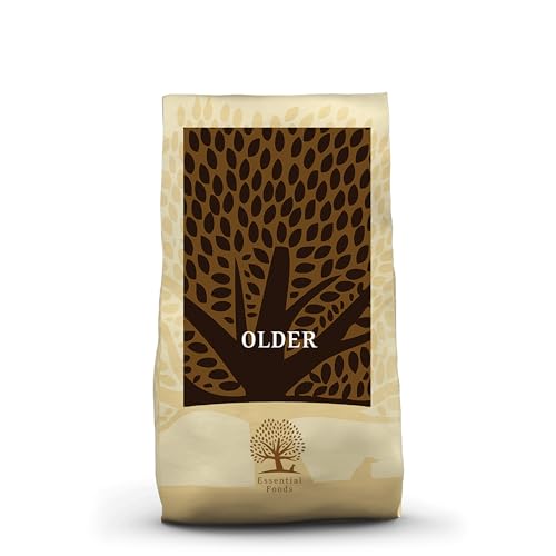 Essential Older 10 kg | Huhn, Ente, Lachs & Forelle | Getreidefrei Hundefutter für große Senior Hunde | hoher Fleischanteil | nach dem BOF-Prinzip von Essential Foods
