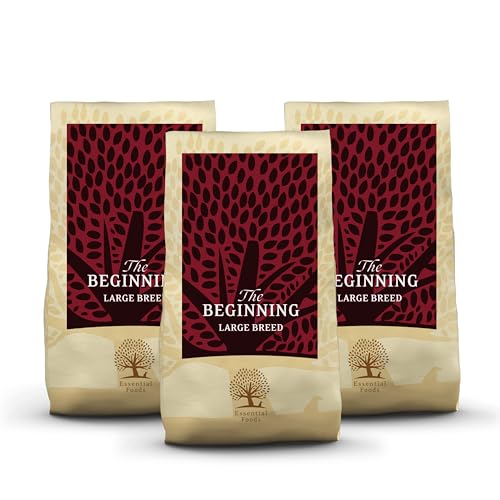 Essential The Beginning Large Breed 3 x 10 kg | Welpen Trockenfutter für große Rassen | getreidefrei hundefutter mit hohem fleischanteil | nach dem BOF-Prinzip & nährstoffreich von Essential Foods