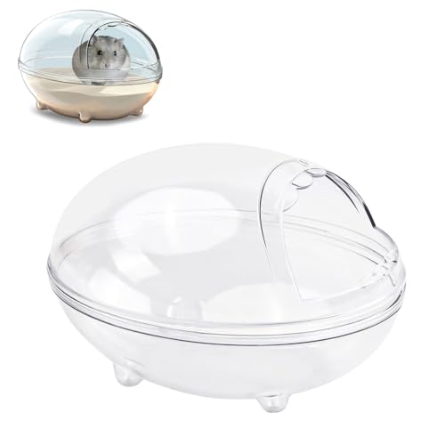 Esshogo Hamster Badewanne Box, Hamster Bad Hamster Sand Badezimmer Hamstertoilette, Sand Badezimmer, Behälter Kleintier Sauna Sandkasten für Hamster Meerschweinchen Frettchen Gerbil Chinchilla Esshogo Hamster Badewanne Box, Hamster Bad Hamster Sand Badezimmer Hamstertoilette, Sand Badezimmer, Behälter Kleintier Sauna Sandkasten für Hamster Meerschweinchen Frettchen Gerbil Chinchilla von Esshogo