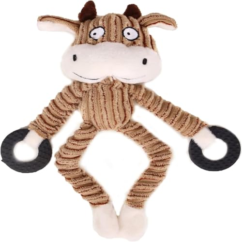Esshogo Hundekauspielzeug Zahnreinigung, Plüschfigurenspielzeug, Kuschelspielzeug, Backenzahnspielzeug, Bissfestes Tiertrainingsspielzeug Esshogo Hundekauspielzeug Zahnreinigung, Plüschfigurenspielzeug, Kuschelspielzeug, Backenzahnspielzeug, Bissfestes Tiertrainingsspielzeug von Esshogo