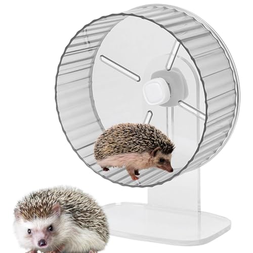 Esshogo Leises Hamsterrad, Kleintier-Laufübungsräder, superleise Igel-Übungsräder für den Innenbereich, leise laufende Räder mit höhenverstellbarem Ständer für Hamsterübungen Esshogo Leises Hamsterrad, Kleintier-Laufübungsräder, superleise Igel-Übungsräder für den Innenbereich, leise laufende Räder mit höhenverstellbarem Ständer für Hamsterübungen von Esshogo