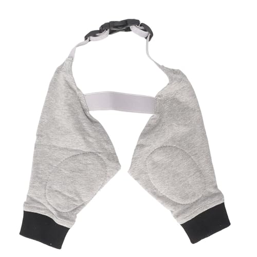 Esshogo Recovery Sleeve Hund, Ellenbogenbandage Hund Vorderbein, Haustier verhindert das Lecken von Wunden Kniebandage Arthrose für Hunde (Grau, L) von Esshogo