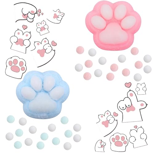 Esshogo Spielzeug zum Drücken von Katzenpfoten, Spielzeug in Katzenform, Squishy Spielzeug zum Drücken der Pfote, Squishy Lustige Tiere Pfote Katze, Anti-Stress Squishy, Spielzeug zum Drücken Esshogo Spielzeug zum Drücken von Katzenpfoten, Spielzeug in Katzenform, Squishy Spielzeug zum Drücken der Pfote, Squishy Lustige Tiere Pfote Katze, Anti-Stress Squishy, Spielzeug zum Drücken von Esshogo