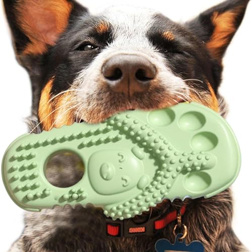 Esshogo Welpenkauspielzeug, Bissfest Hund Reinigung Zähne Spielzeug für Haustier, Slipper, Flip-Flops, Interaktives Hunde Spielzeug Hunde Jagen Holen Esshogo Welpenkauspielzeug, Bissfest Hund Reinigung Zähne Spielzeug für Haustier, Slipper, Flip-Flops, Interaktives Hunde Spielzeug Hunde Jagen Holen von Esshogo