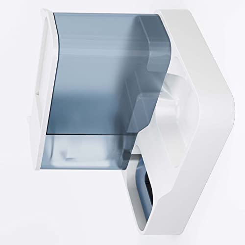 Estink Automatischer Haustierwasser -Lebensmittel -Spender, Nass und Trockentrennungsdesign, Transparentes Fenster mit Großer Kapazität Haustierfutter für Hundekatze, Staubbedeckung, (Blue) von Estink