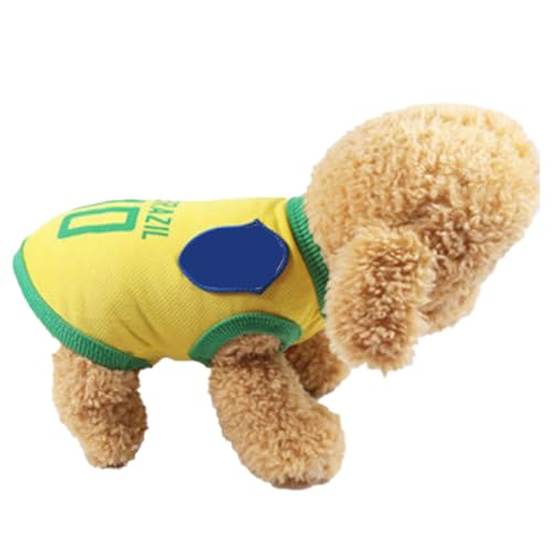 Estink Hunde Weltmeisterschaft T -Shirt Süßes Netz Atmungsaktive Sommerweste für Hunde Welpe, Lebendige und Weiche Sommerbekleidung für Hundesportarten (#1) von Estink