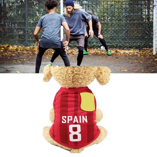 Estink Hunde Weltmeisterschaft T -Shirt Süßes Netz Atmungsaktive Sommerweste für Hunde Welpe, Lebendige und Weiche Sommerbekleidung für Hundesportarten (#7) von Estink