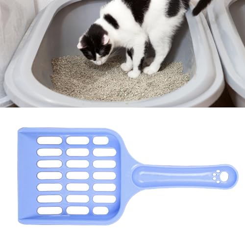 Estink Katzenstreu Schaufel Effiziente Filterung Bequemer Griff Kätzchen Schaufel für Haustierbesitzer PP Plastik (Blue) von Estink