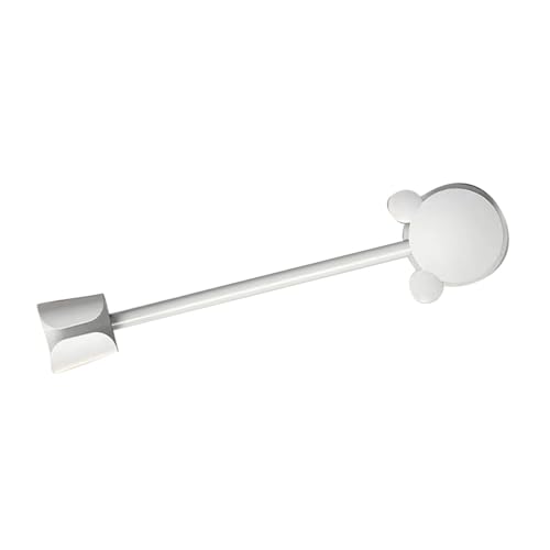 Estink Kleber Haartrockner Halter Platz Sparen Selbst Rotierende Faule Haartrockner für Toiletten 360 Grad Rotation Kunststoffmaterial (White) von Estink