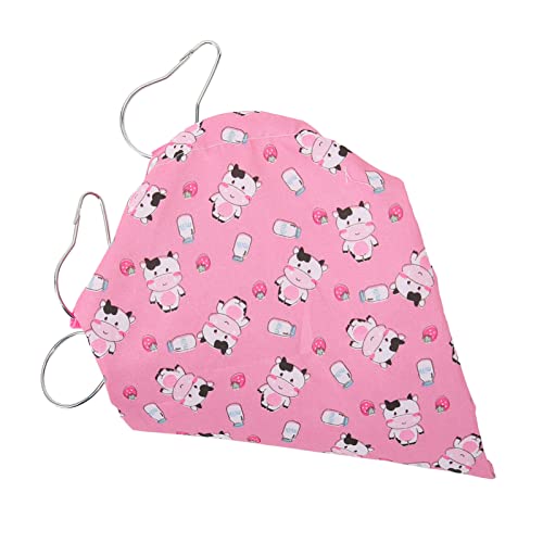 Estink Kleiner Haustier Rechter Versteck Ecke Tunnel Weiches Dauerhafte Polyester -Stoffspielzeug für Meerschweinchenratte (Kleine Kuh) von Estink