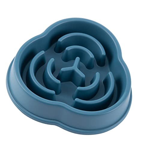 Estink Langsame Feeder Dog Bowl Verhindern Erstickung von PP Puzzle Schüssel Guard Magen -Darm -Gesundheit für Kleine Mittelgroße Hunde (Blue) von Estink