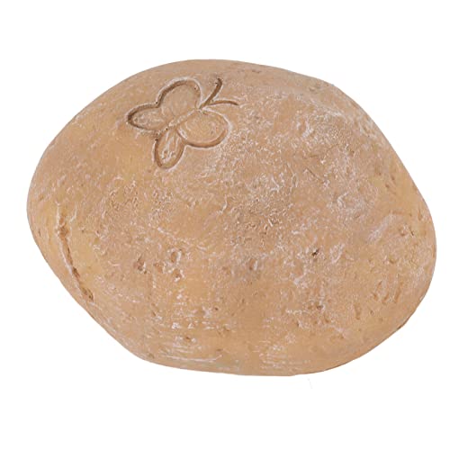 Estink Pet Memorial Garden Stone wasserdichte Harzkatze Hunde Grab Marker für Print Pet für Garten Rasengarten (Sandgelb) von Estink